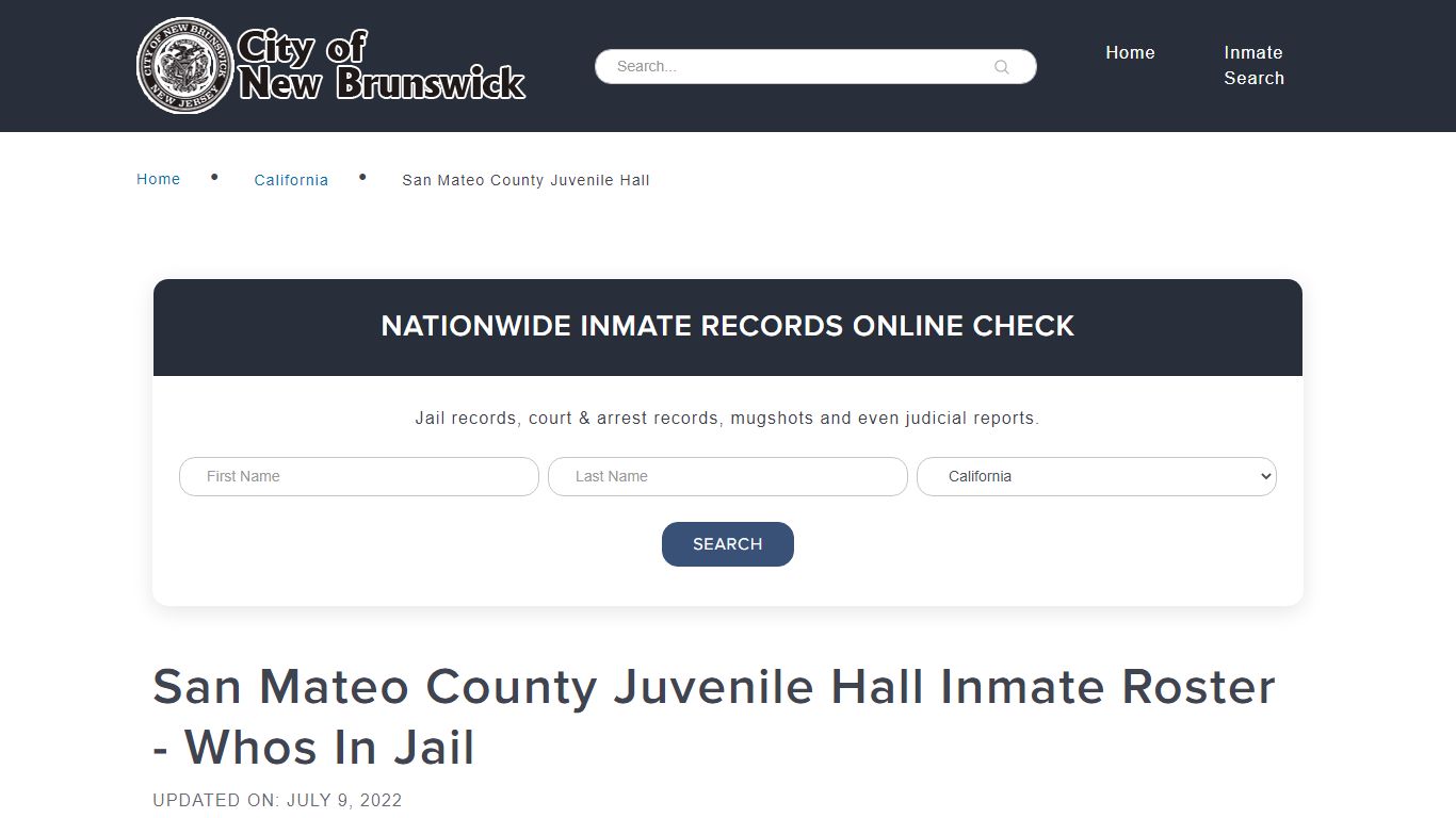 San Mateo County Juvenile Hall Inmate Roster - Whos In Jail